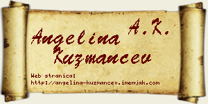 Angelina Kuzmančev vizit kartica